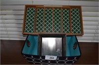 Lot of 3 Make-Up/Jewelry Holders