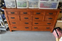 8 Drawer Wooden Dresser-Contents NOT Included
