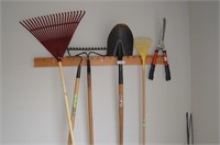 Lot of 6 Yard Working Tools-Hanger NOT included