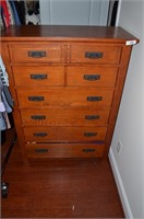 6 Drawer Wooden Chest of Drawers
