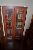 2 Door, 5 Shelf Bookcase-Books NOT Included
