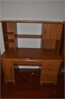 Computer Desk w/Chair-4 Drawer & Tower Compartment
