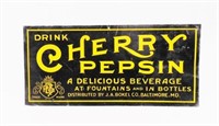 "Drink Cherry Pepsin" Tin Sign