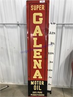 Super Galena Motor Oil metal sign