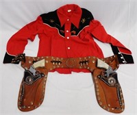 Roy Rogers Shirt and Cap Guns with Holster