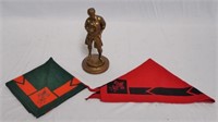 Boy Scouts of America Metal Figurine measures 8" H