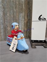 King Scooter tin wind-up toy