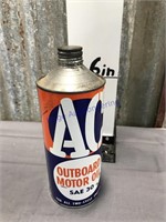 AC Outboard Motor Oil can