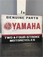 Yamaha Motorcycles metal sgin