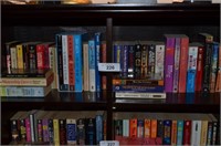 Large Shelf of Books-Mostly Paperback