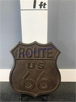Route 66 cast plaque