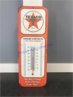 Texaco metal thermometer