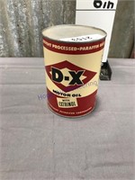 D-X Motor Oil with Extrinol