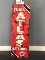 Atlas tire metal sign