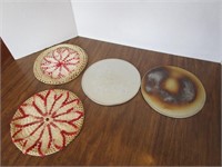 Vintage Protex Burner pads with hand made covers
