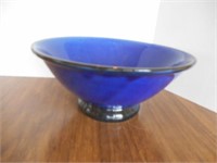 Large Blue Serving Bowl