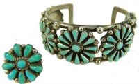 Navajo Bracelet & Ring Set