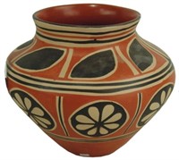 Santo Domingo Pottery Jar - Arthur & Hilda Coriz