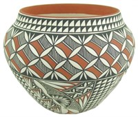 Acoma Pottery Jar - L.Victorino & J. Sanchez