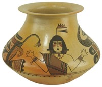 Hopi Pottery Jar - Agnes Nahsonhoya
