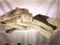 Lot of 3 Blanket Throws-Thick & Warm