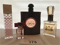 Lot of 4 Women's Colognes & Perfumes