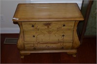 Light Wood 3 Drawer Chest(a)