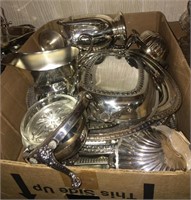 Silver plated dinnerware