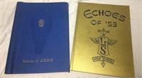 (2) Yearbooks 52, 53 Echoes