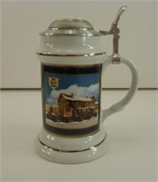 Old Style Lager 1998 Lidded Mug w/ Picture of