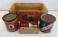 Vintage Tobacco Tins & Bowling Game