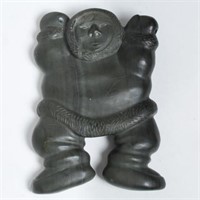 Signed David Niviaxie Inuit Soapstone Wall Hanging