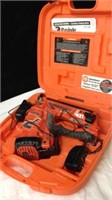 Paslode battery operated nail gun with charger