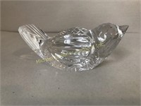 WATERFORD CRYSTAL BIRD PAPERWEIGHT
