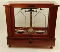 APOTHECARY FINE LABORATORY SCALE CIRCA 1920