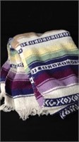 Nice colorful throw blanket