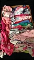 Group of nice clean newborn girl clothes