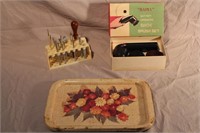 Shoe Polisher, Metal Trays, Leather Tools