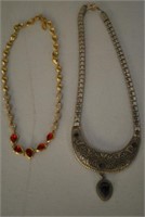 2 Striking Antique Asian Necklaces