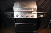 Grill Master Gas Grill with Burners & Side Stove