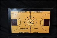 University of Louisville Handmade Wall Clock