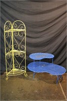 Iron Table & Plant Stand