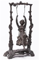 After Auguste Moreau- Art Nouveau Bronze Sculpture