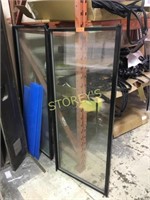 Pair of Glass Cooler Doors - 23x 56