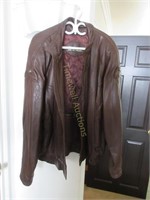 Men's size x-large leather coat