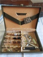 Men's jewellery in case