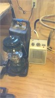 Coleman Latern and Electric Heater