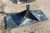 Skid Steer 18" Receiver Plate, New