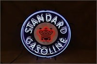 Standard Gasoline Red Crown Neon Light