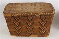 Salish basket rectangular - 17" x 10.5" x 10.5